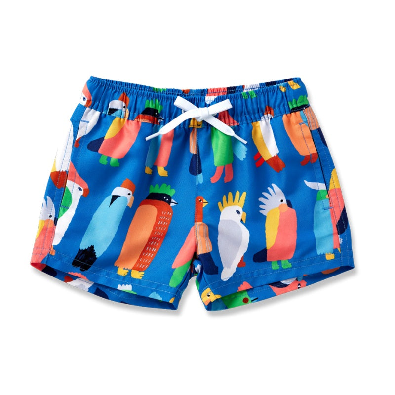 Halcyon Nights Kids Boardshorts - Flamin' Galahs