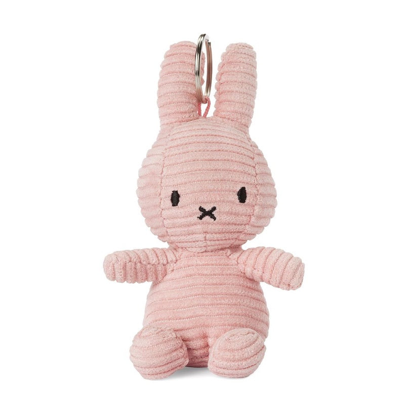 Miffy Flat Keychain ECO Corduroy - Pink