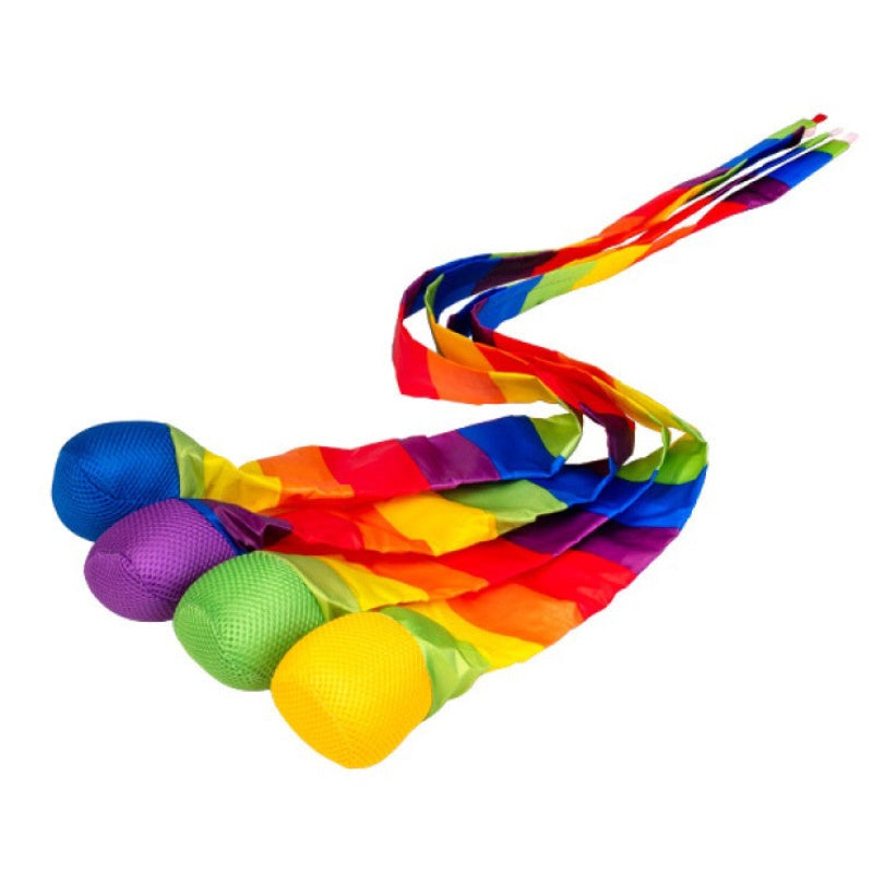 Rainbow Comet Ball W/Tail