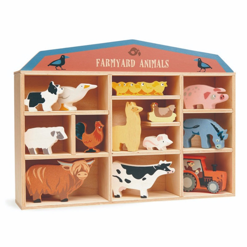 Tender Leaf Display Shelf - Farmyard Animals