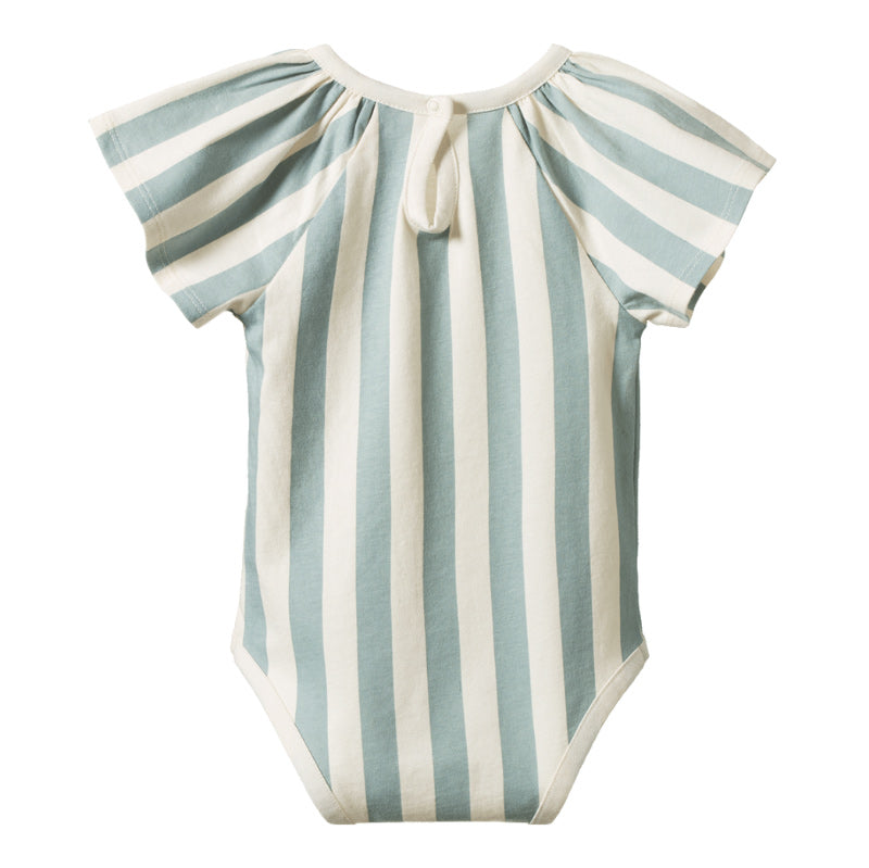 Nature Baby Faye Bodysuit - Star Dew Stripe