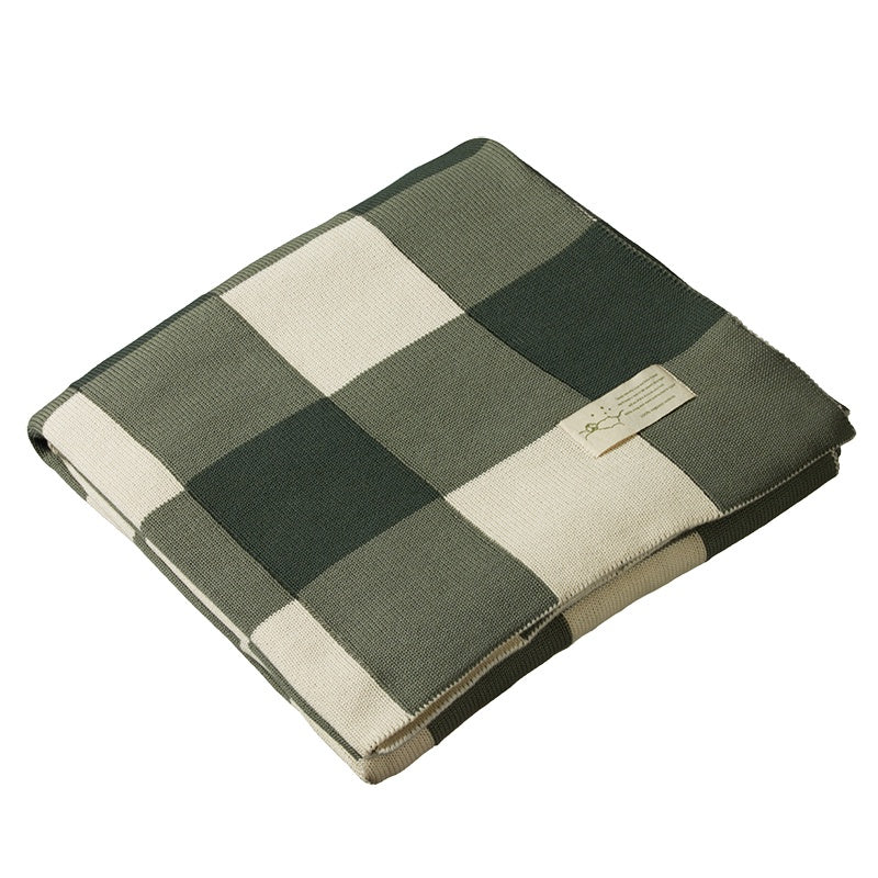Nature Baby Dune Bassinet Blanket - Thyme Check