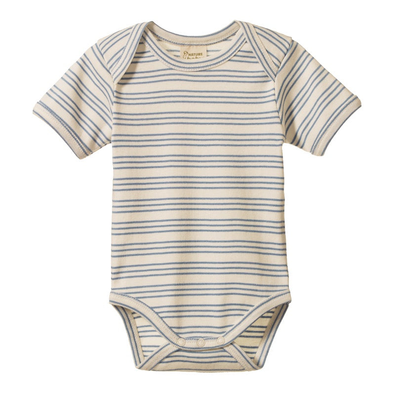 Nature Baby Short Sleeve Bodysuit - Stripe Trio