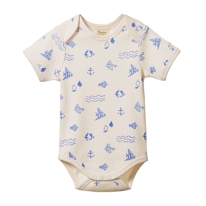 Nature Baby SS Bodysuit - Atlantic