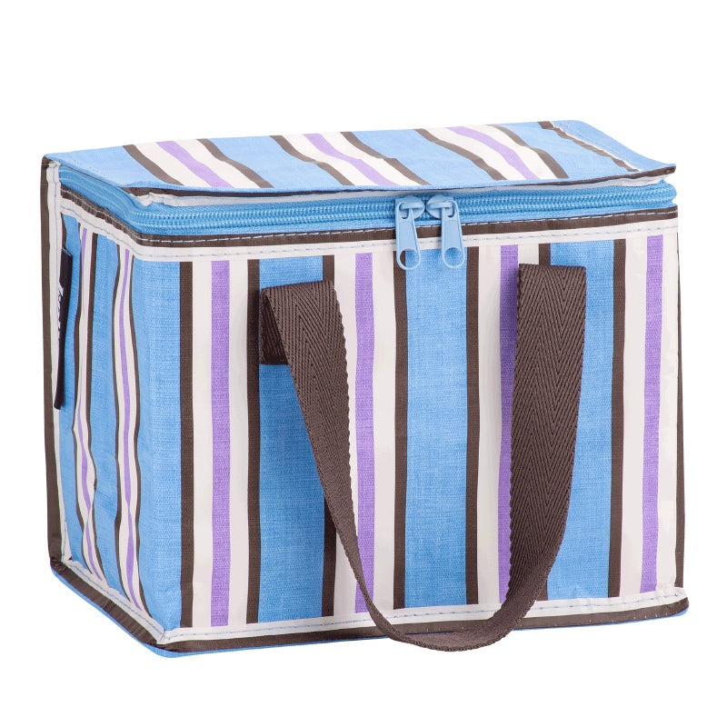Kollab Lunch Bag - Choc Blue Stripe