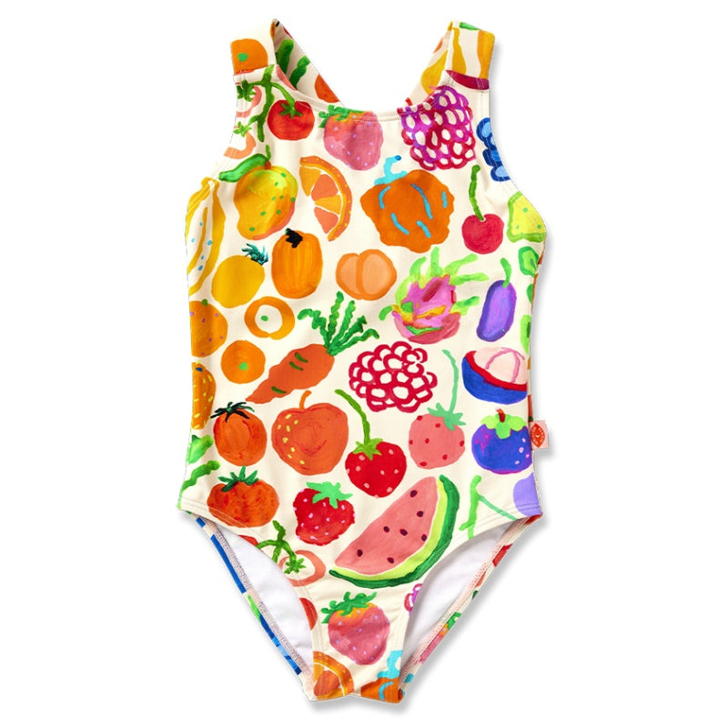 Halcyon Nights Elastic Strap Bather - Eat The Rainbow