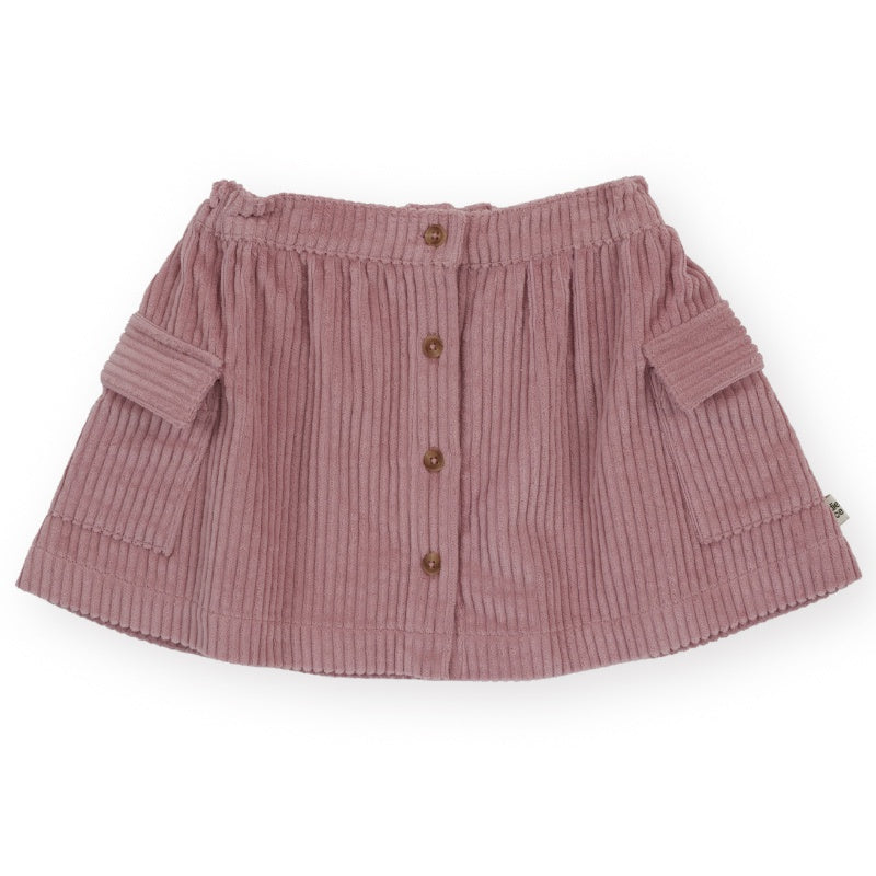 Goldie + Ace Corduroy Pocket Skirt - Dusty Pink