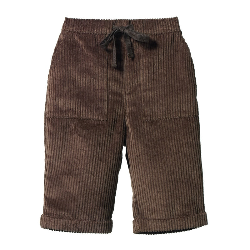 Nature Baby Teddy Cord Pants - Pinecone