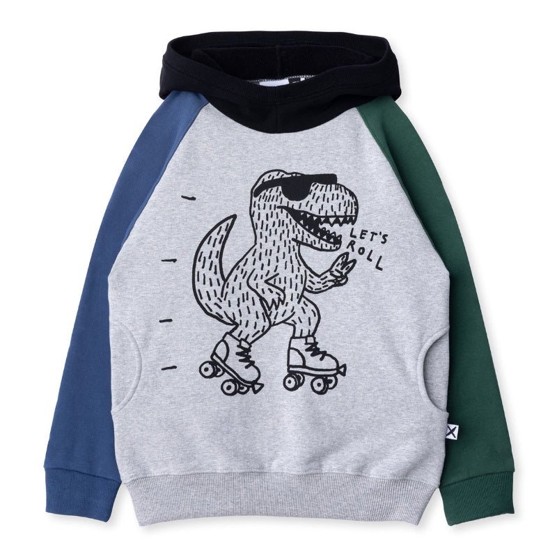 Minti Furry Hood - Rolling Rex Grey