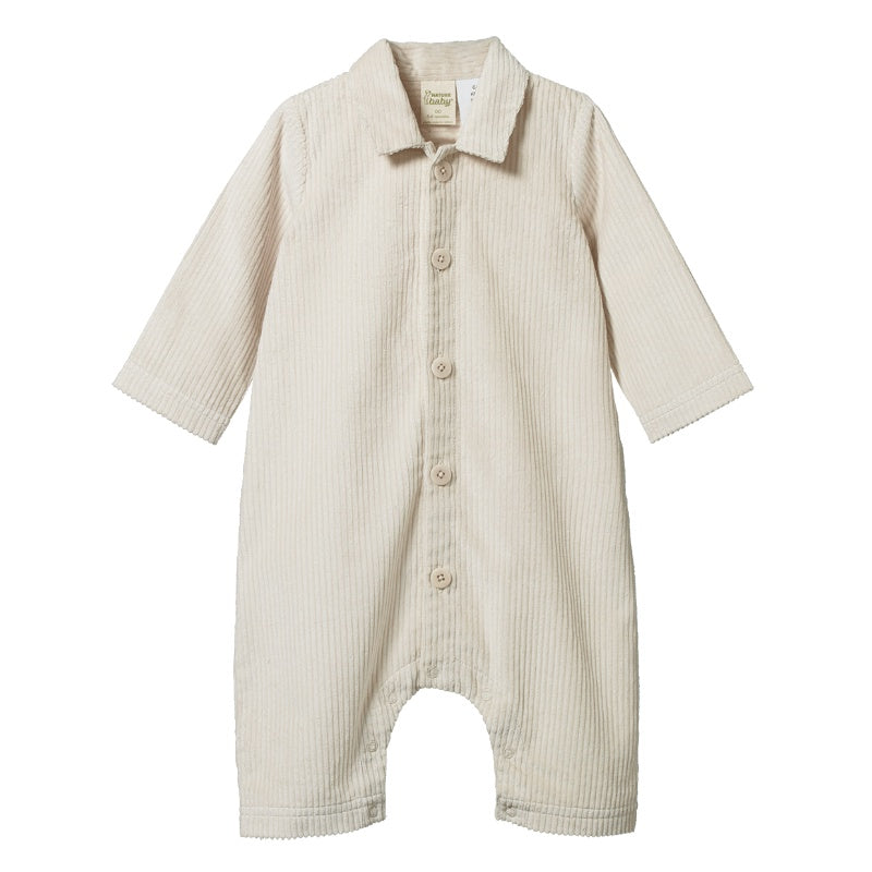 Nature Baby Walter Romper Cord - Ecru