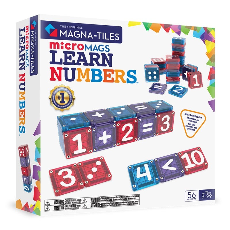 Magna Tiles MicroMAGS - Learn Numbers