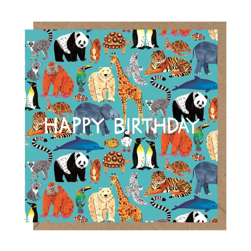 Animal Pattern Card - Buddy & Betty