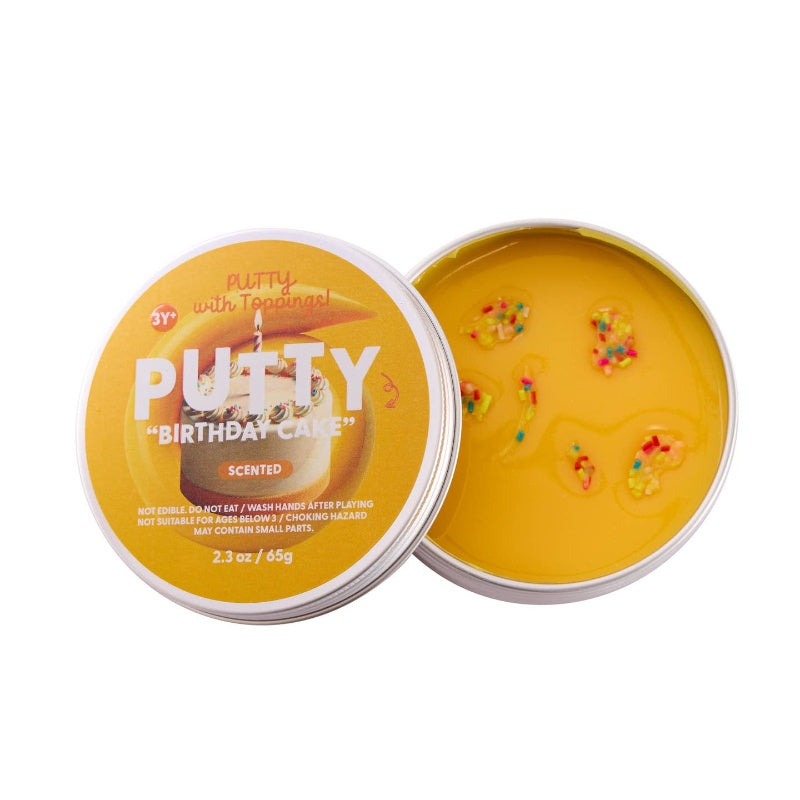 Scented Toppings Putty - Birthday Cake
