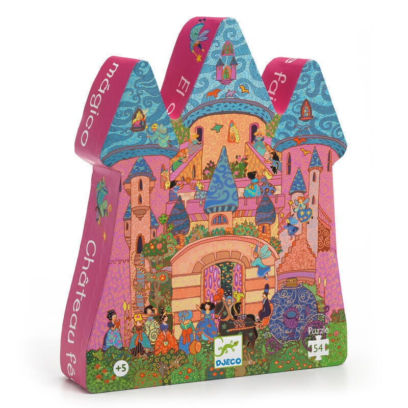 Djeco 54 Silhouette Puzzle - The Fairy Castle