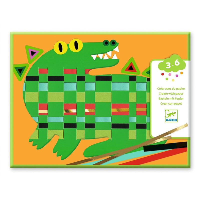 Djeco Paper Weaving Set - Animal Create