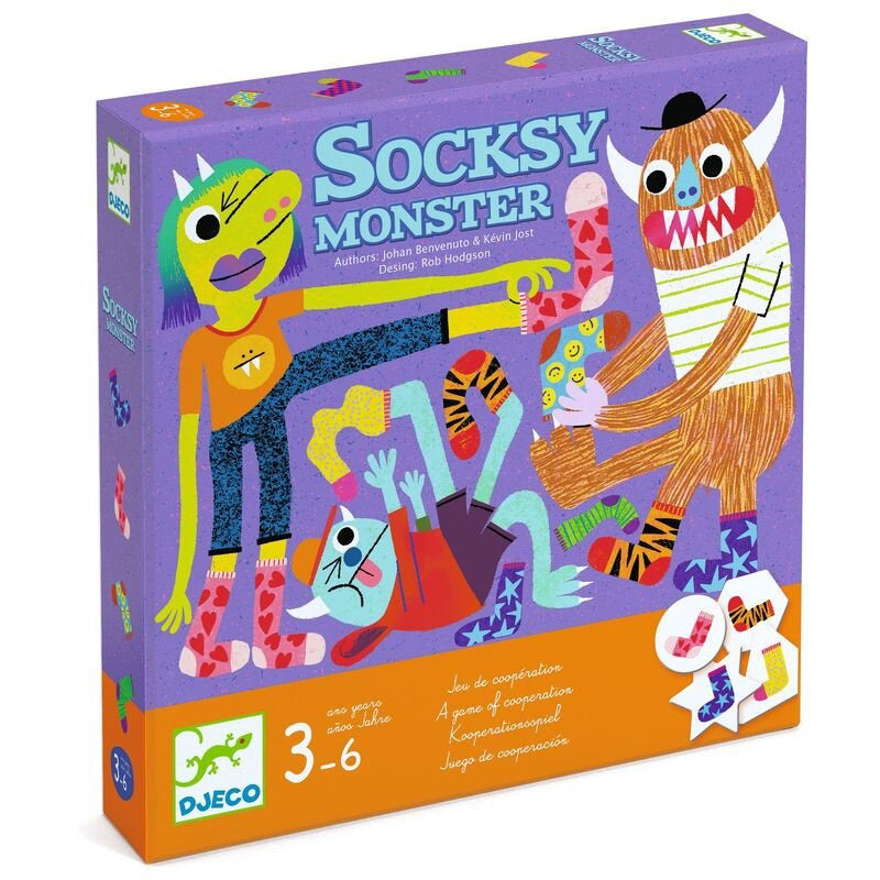 Djeco Socksy Monster Matching Game