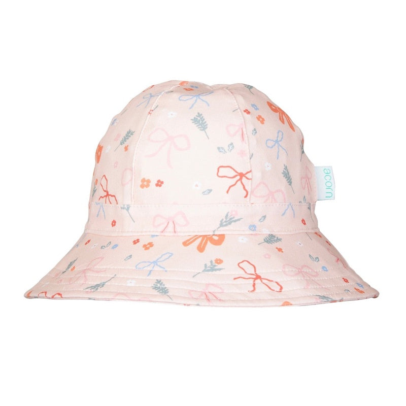 Acorn Sunhat - Little Bows Pink