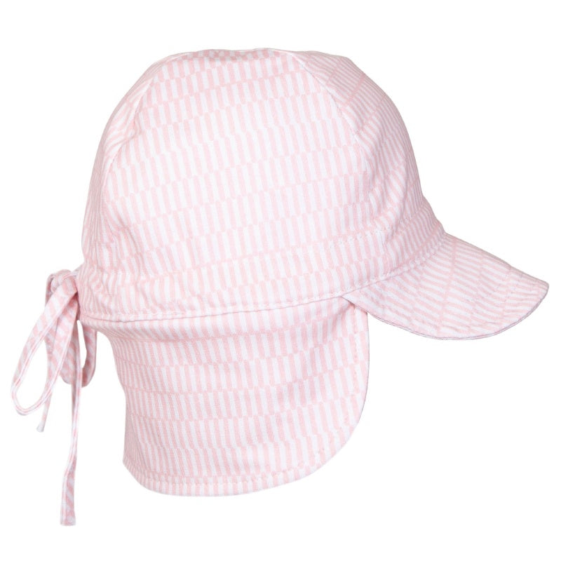 Acorn Jersey Flap Cap - Pink Sprinkle