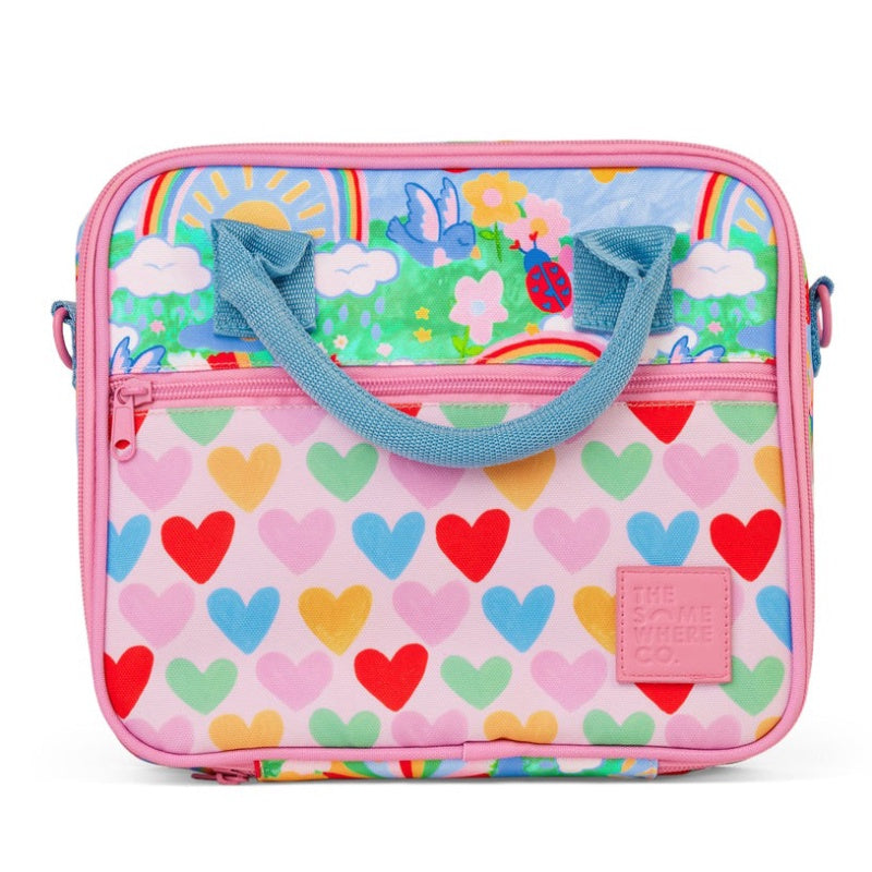 The Somewhere Co. Mini Lunch Case - Rainbow Garden