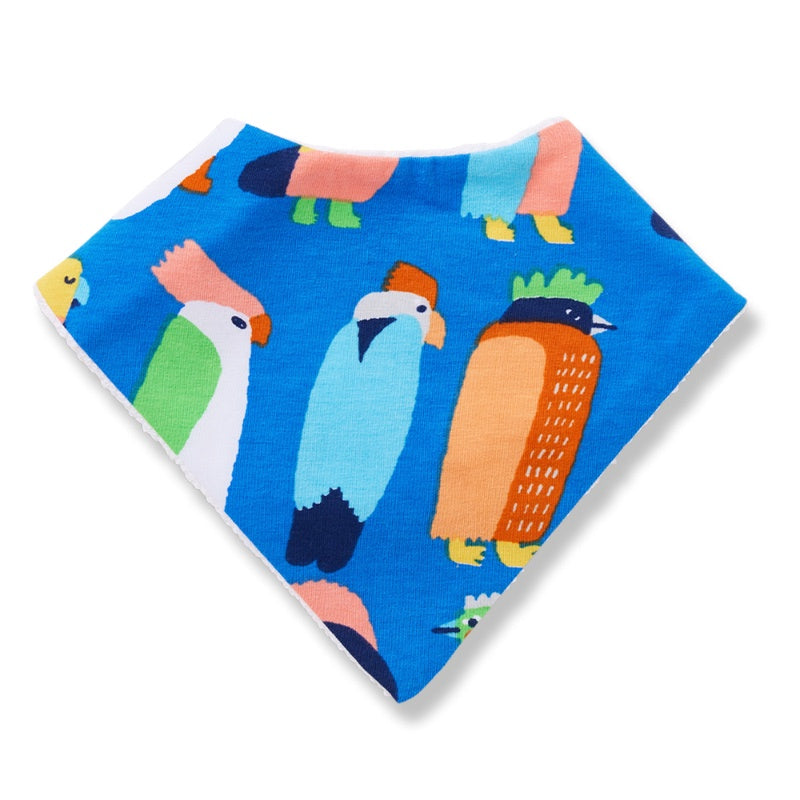 Halcyon Nights Bib - Flamin' Galah Blue