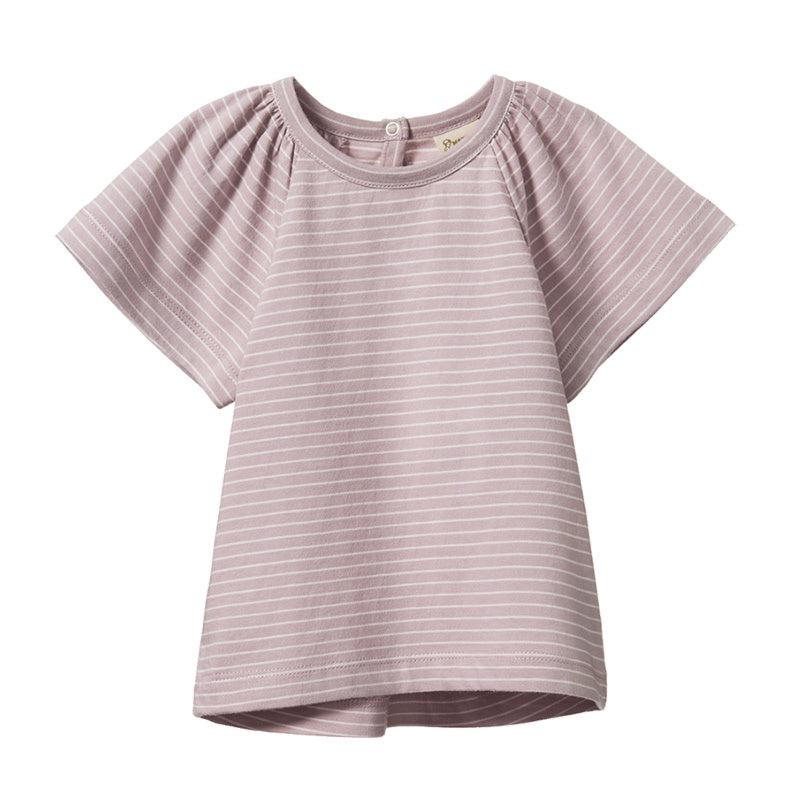 Nature Baby Faye Tee - Lilac/Natural