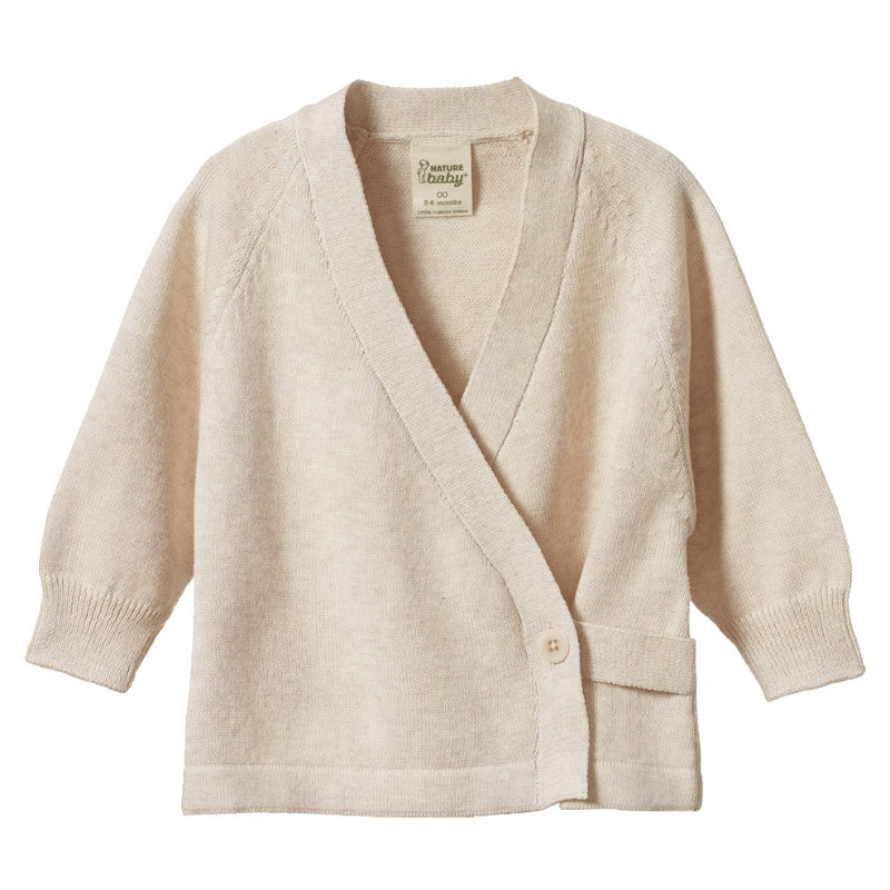 Nature Baby Cecil Cardigan - Oatmeal Marl