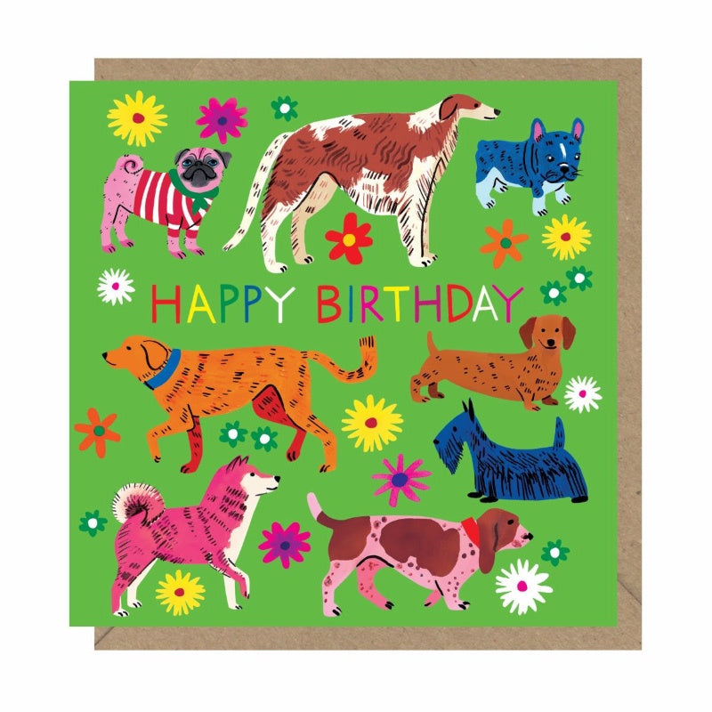 Birthday Card - Dogs