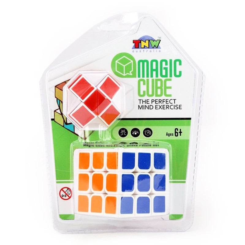 Magic Cube + Magic Snake Puzzle