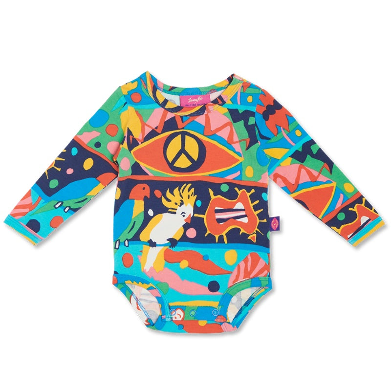 Halcyon Nights LS Bodysuit - Bush Paradise