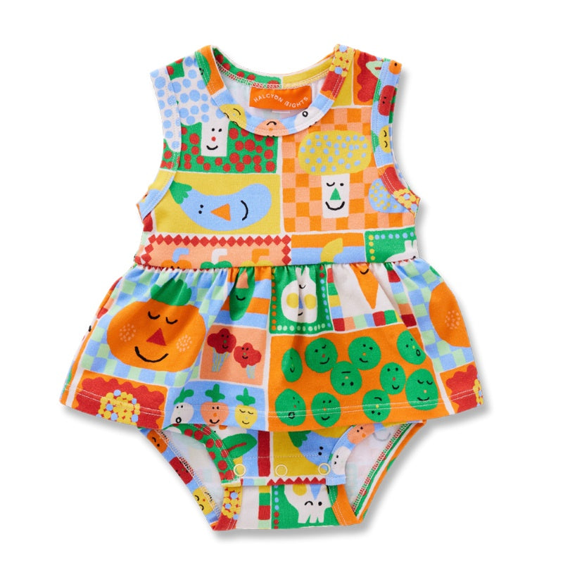 Halcyon Nights Singlet Dress - Pocket Patch