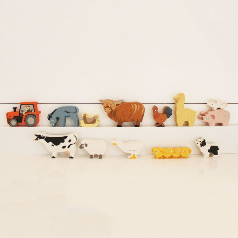 Tender Leaf Display Shelf - Farmyard Animals