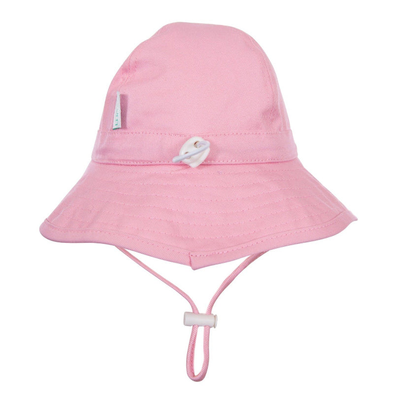 Acorn Wide Brim Infant Hat - Pink