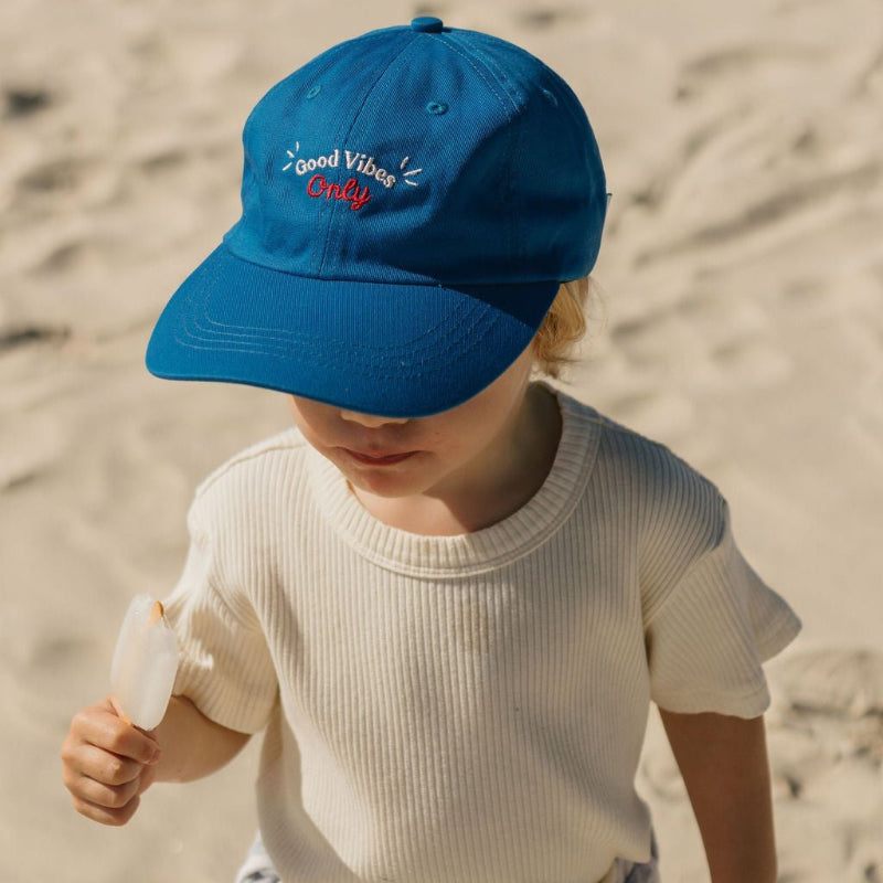 Acorn Cap - Good Vibes Only Blue
