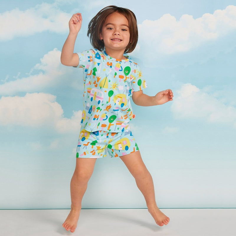 Halcyon Nights PJ Set - Happy Camper