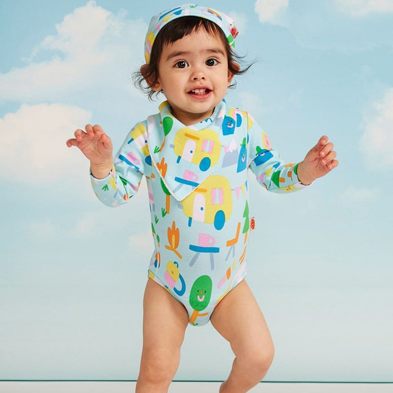 Halcyon Nights LS Bodysuit - Happy Camper