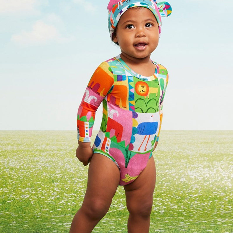 Halcyon Nights LS Bodysuit - Safari Park