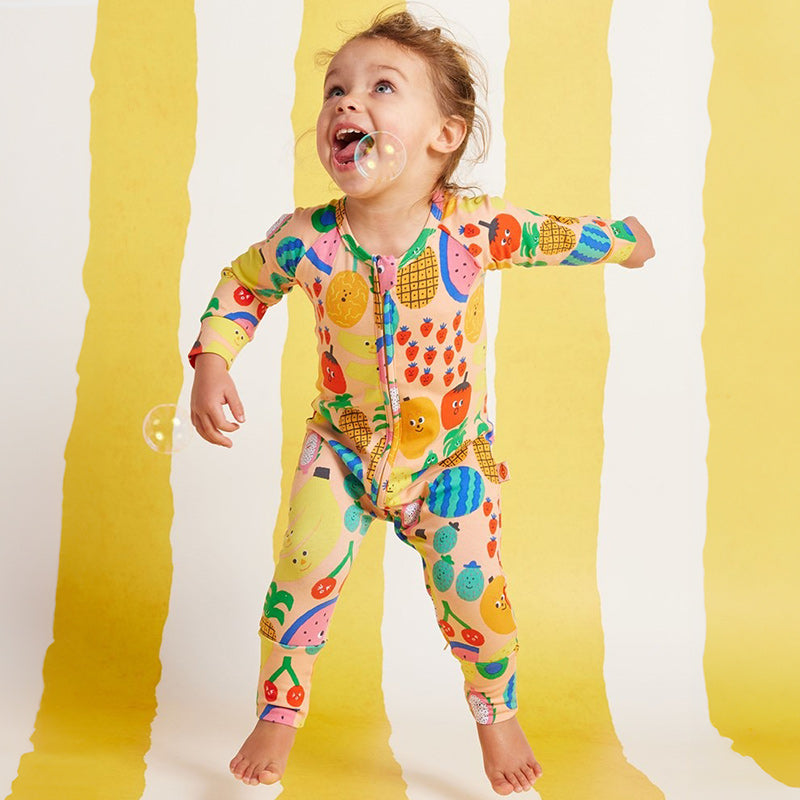 Halcyon Nights LS Romper - Tropicana