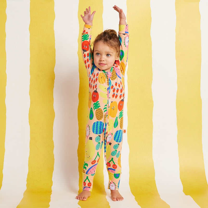 Halcyon Nights LS Romper - Tropicana