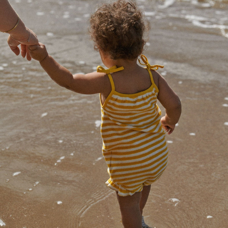 Nature Baby Sylvie Suit - Golden Sea Stripe