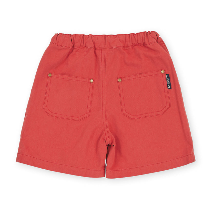 Goldie + Ace Carpenter Shorts - Red
