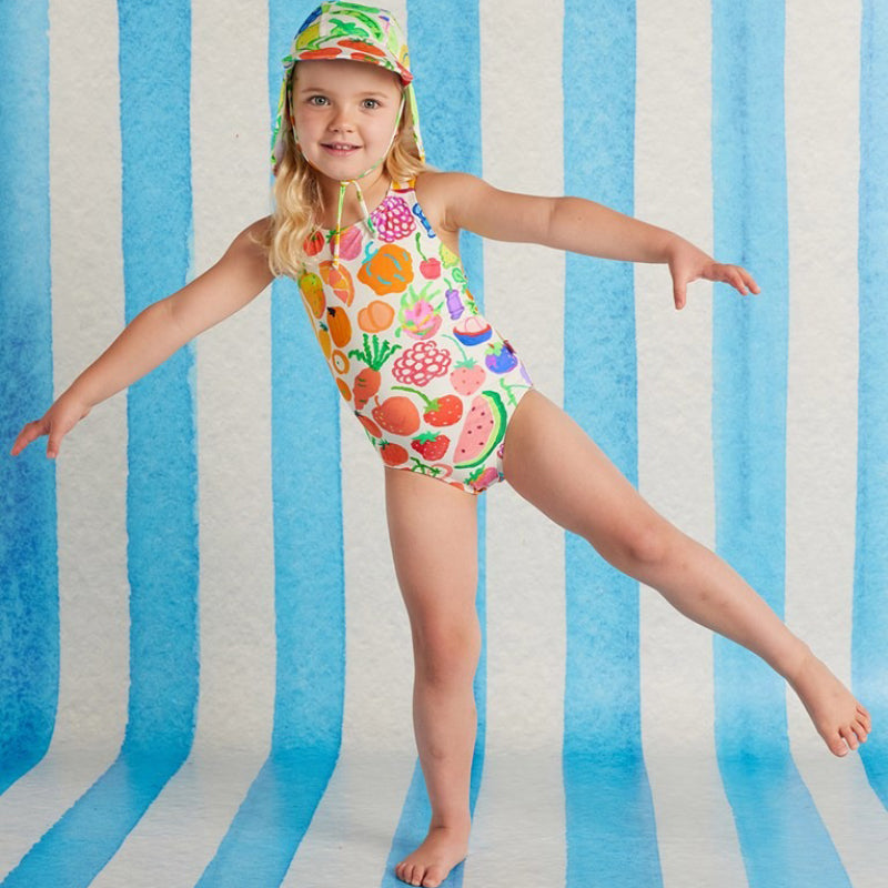 Halcyon Nights Elastic Strap Bather - Eat The Rainbow