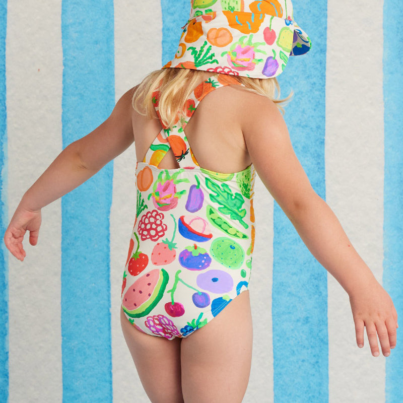 Halcyon Nights Elastic Strap Bather - Eat The Rainbow