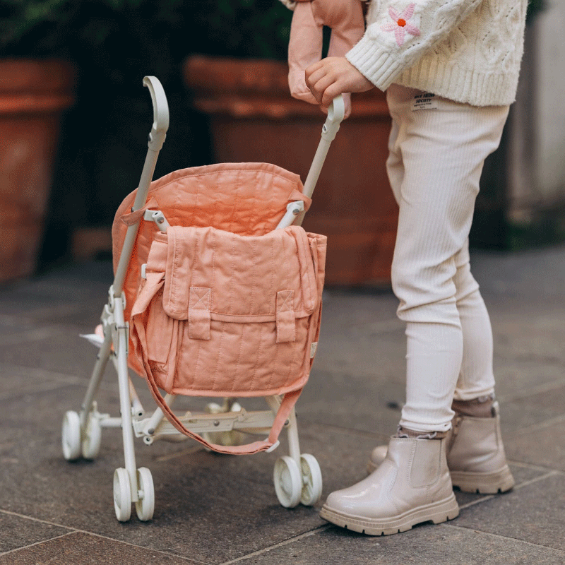 Olli Ella Convertible Changing Set - Rose