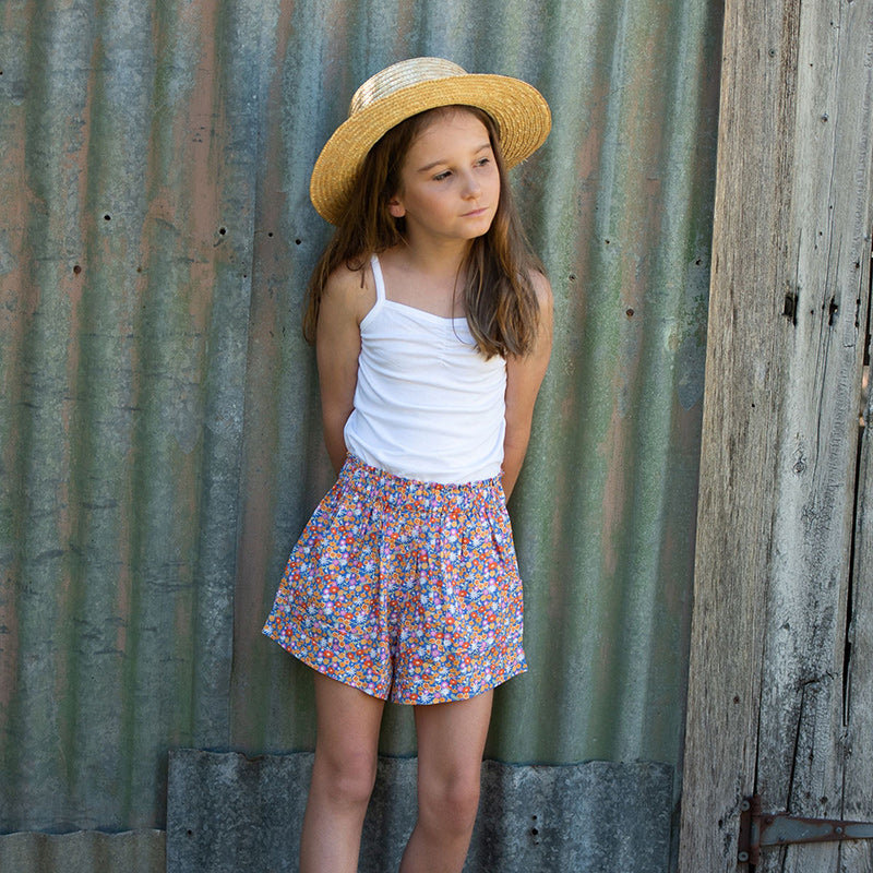 Peggy Sara Shorts - Vintage Print