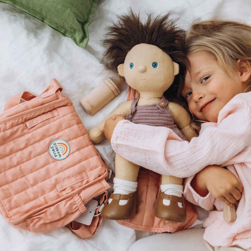 Olli Ella Convertible Changing Set - Rose