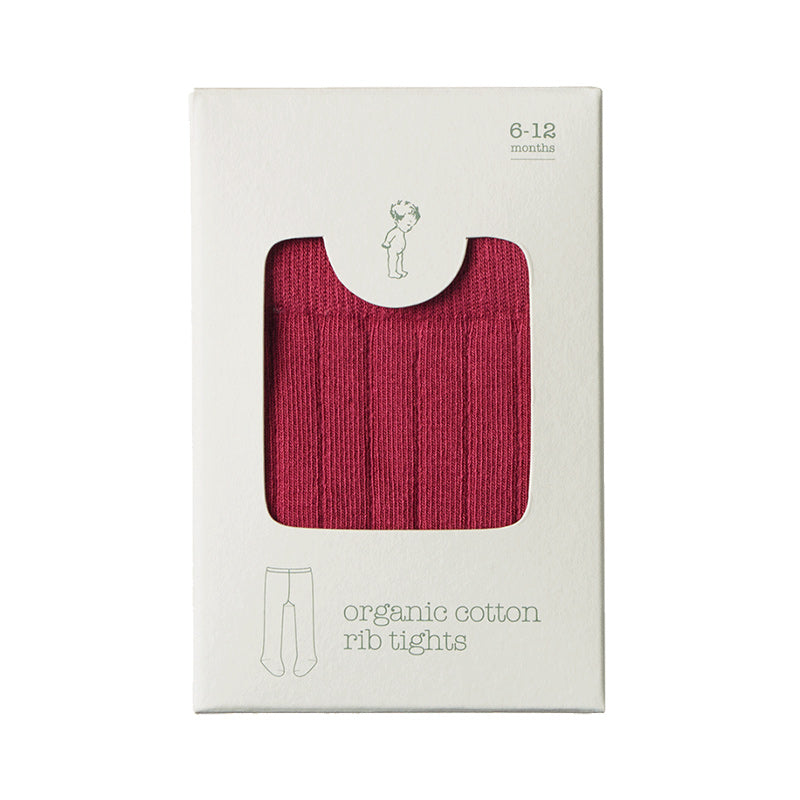Nature Baby Organic Cotton Tights - Jam