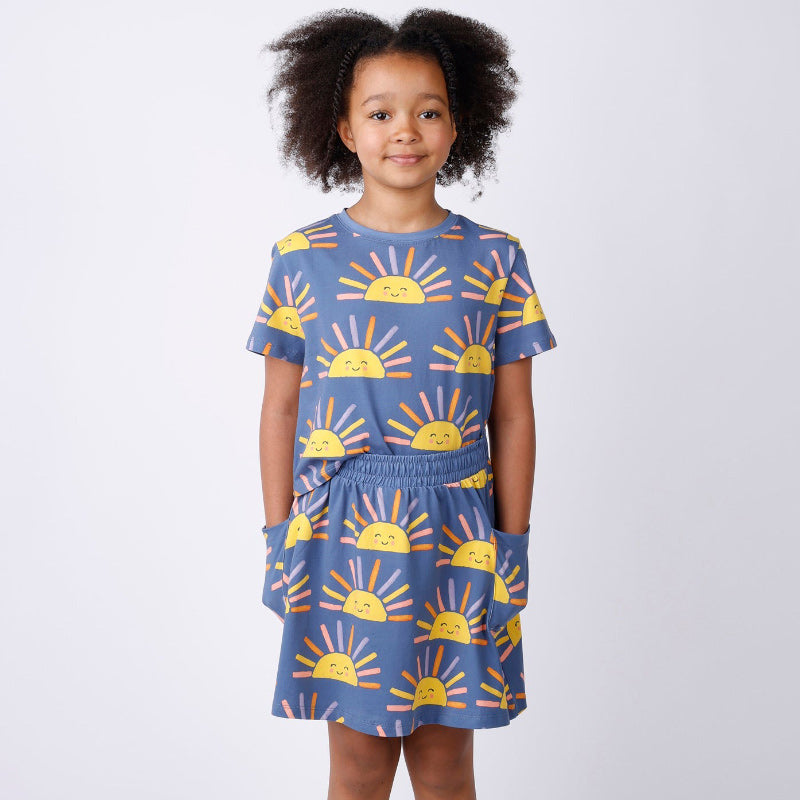 Minti Cropped Tee - Happy Sunrise