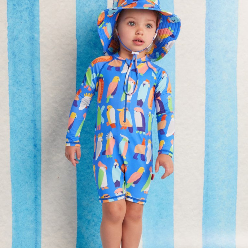Halcyon Nights Long Sleeve Rash Suit - Flamin' Galahs