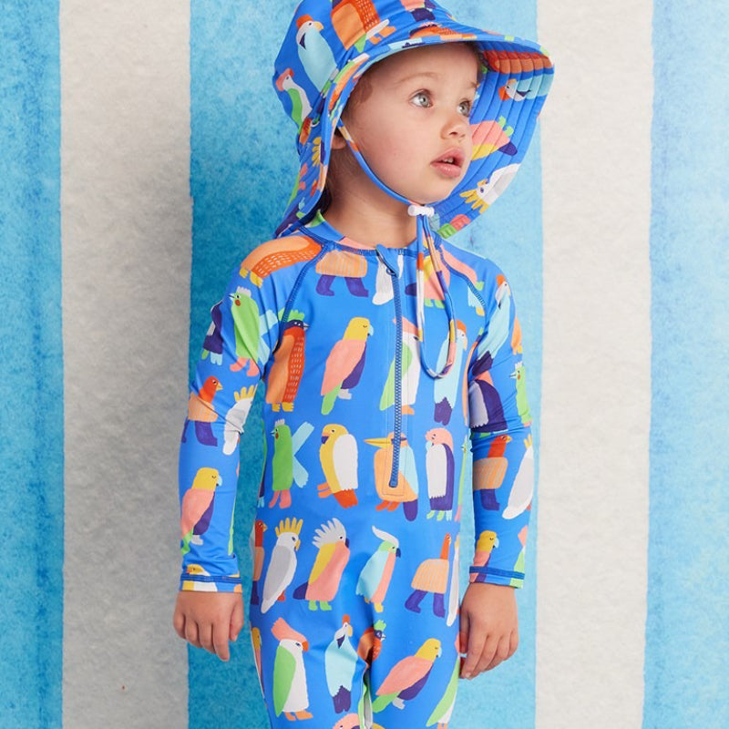 Halcyon Nights Long Sleeve Rash Suit - Flamin' Galahs