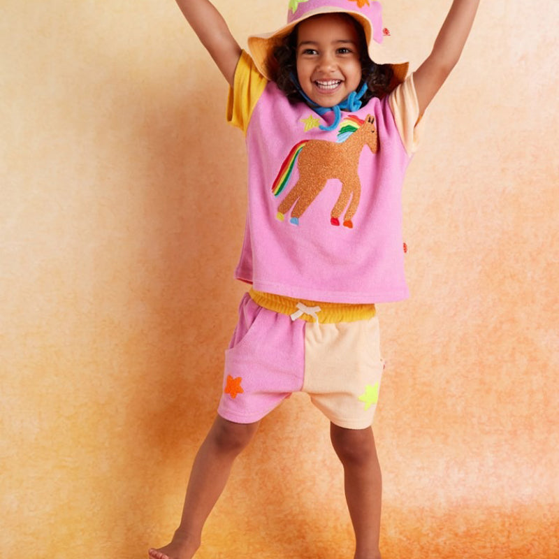 Halcyon Nights Terry Shorts - Giddy Up